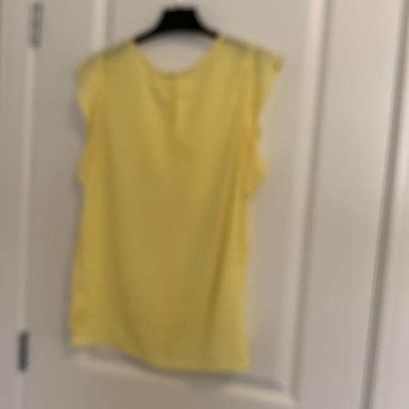 Calliope yellow sleeveless top, large - Picture 3 of 4